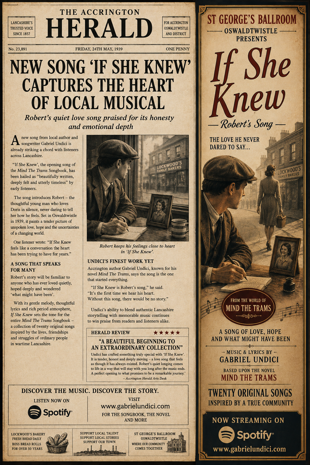 If She Knew – Robert’s Song Opens the Heart of Mind The Trams