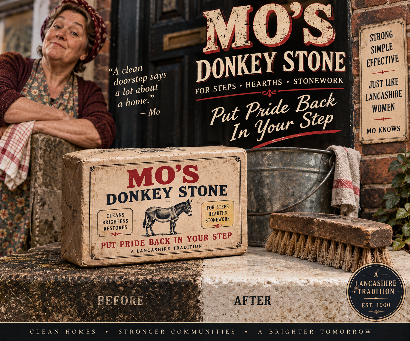 What Is a Donkey Stone? | Lancashire History & Mind The Trams